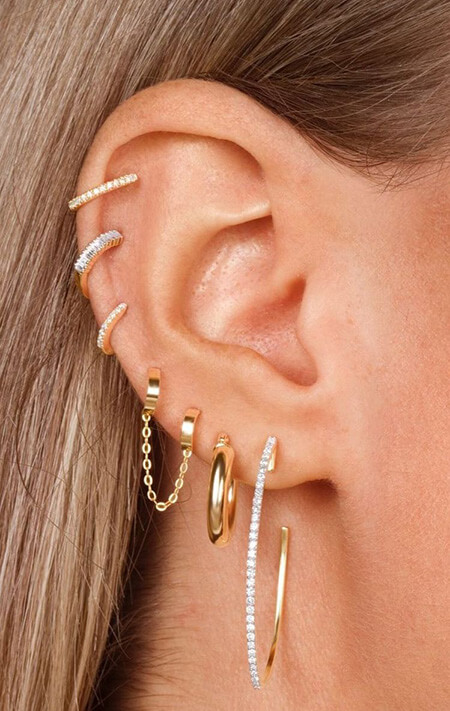 مدل گوشواره پیرسینگ حلقه ای, حلقه هایی برای گوشواره های پیرسینگ, نمونه هایی از جدیدترین مدل گوشواره